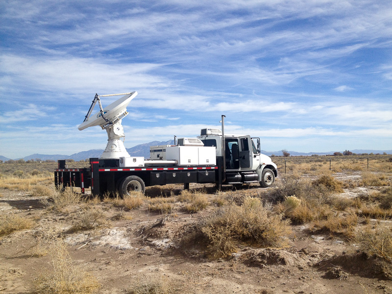 Researchers deployed this NOAA mobile radar during the 2015 multi-agency Plains Elevated Convection at Night (PECAN) experiment in Kansas, Oklahoma, and Nebraska. The ASR team led by Adams-Selin is using PECAN data. Image is courtesy of NOAA.