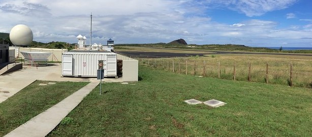 Photo of an atmospheric observatory. 